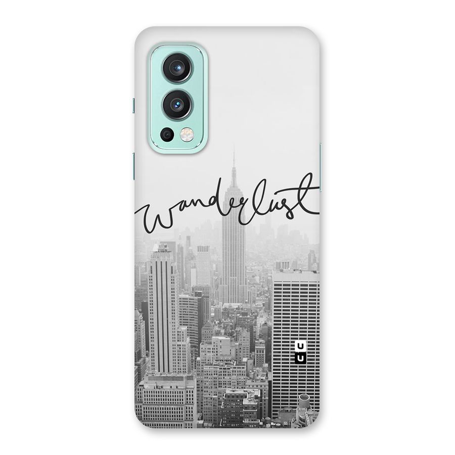 City Wanderlust Monochrome Back Case for OnePlus Nord 2 5G