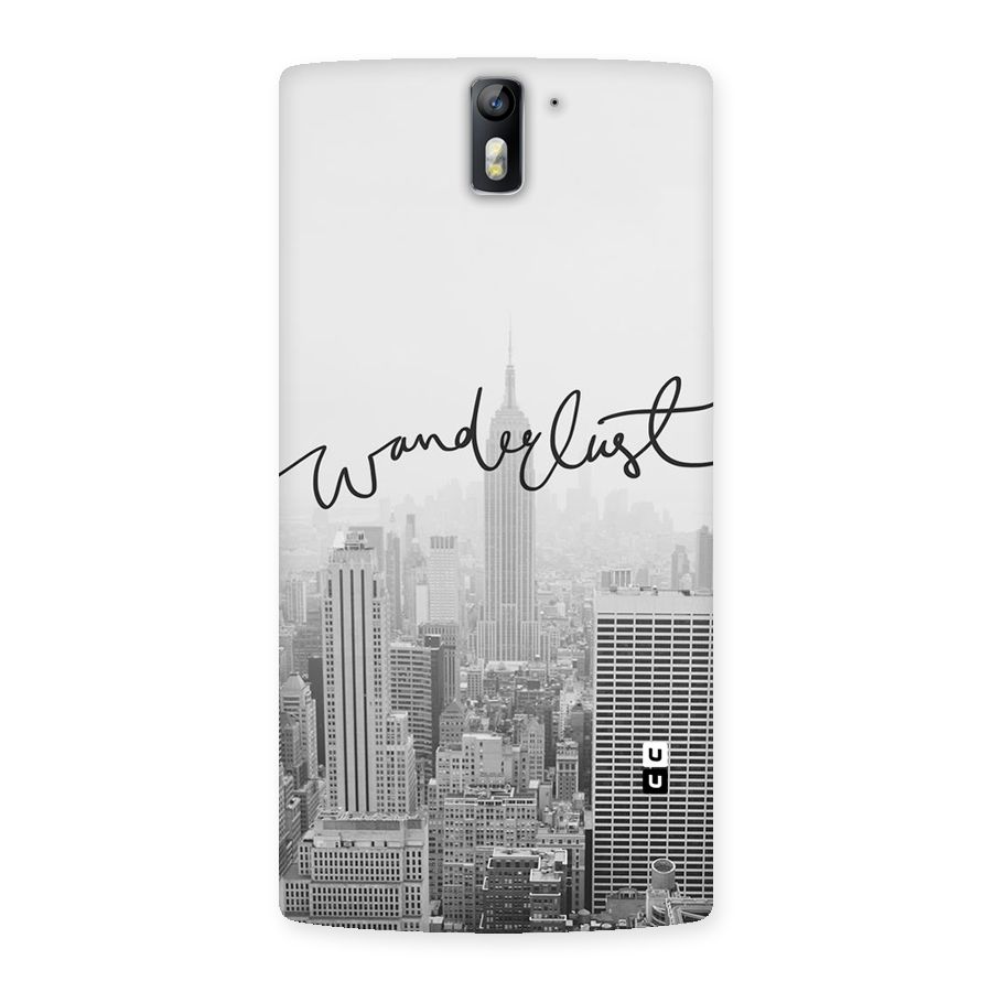 City Wanderlust Monochrome Back Case for One Plus One
