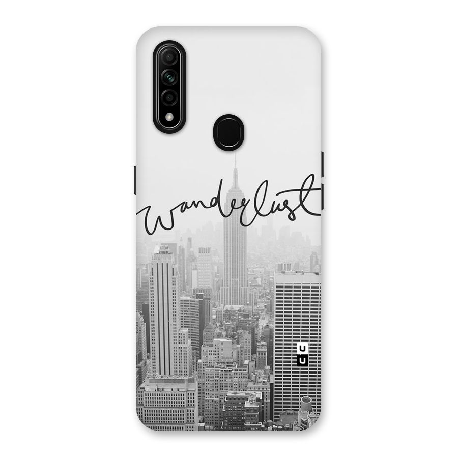 City Wanderlust Monochrome Back Case for Oppo A31