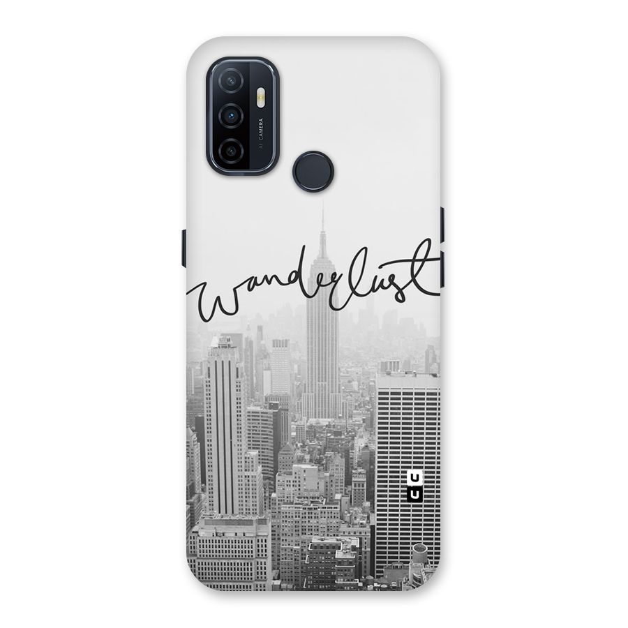 City Wanderlust Monochrome Back Case for Oppo A32