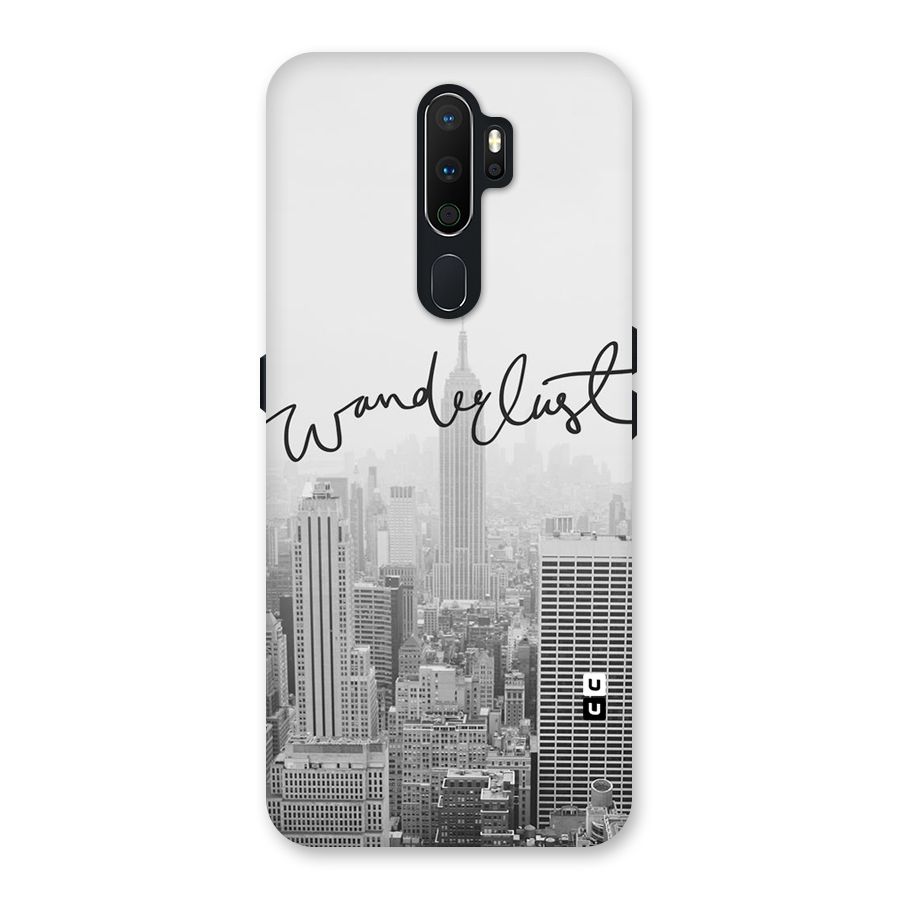 City Wanderlust Monochrome Back Case for Oppo A5 (2020)