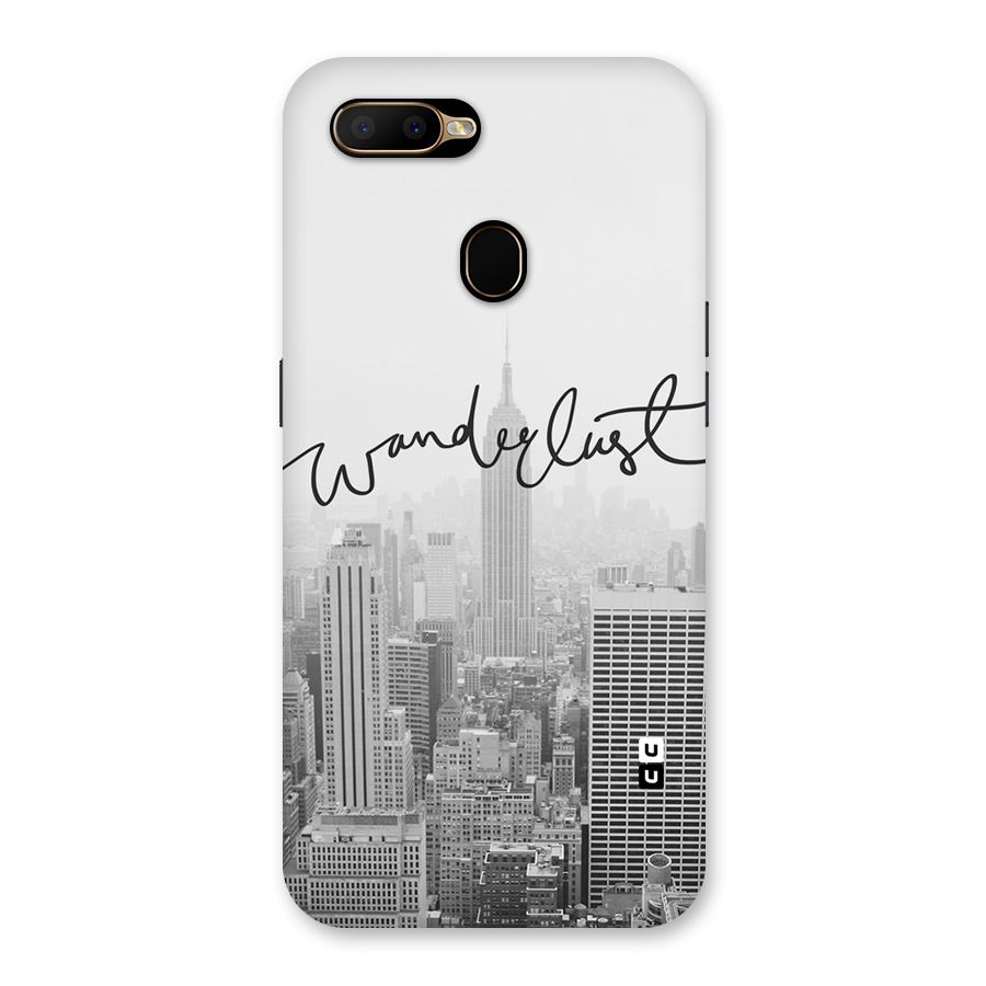 City Wanderlust Monochrome Back Case for Oppo A5s