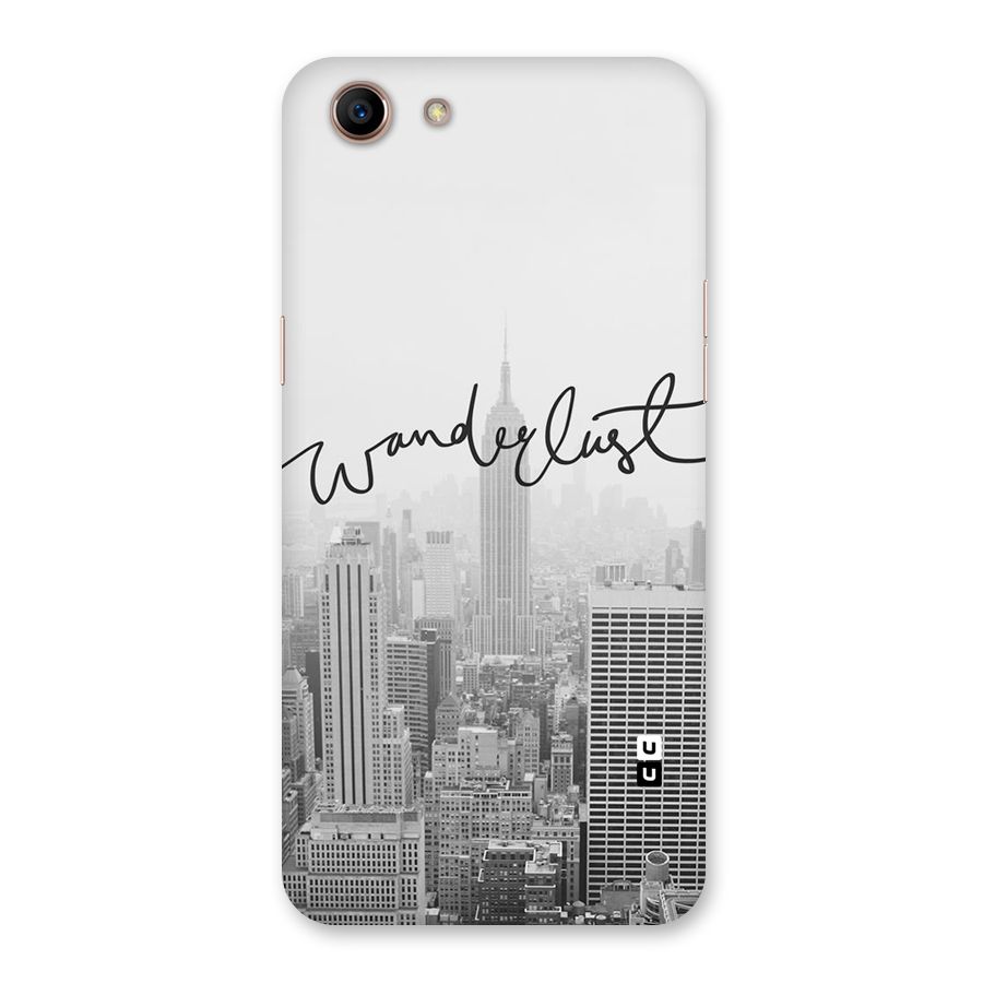 City Wanderlust Monochrome Back Case for Oppo A83 (2018)
