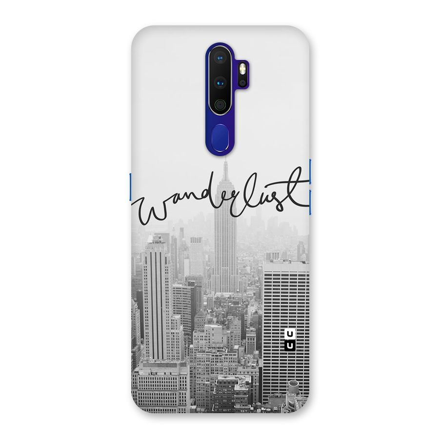 City Wanderlust Monochrome Back Case for Oppo A9 (2020)