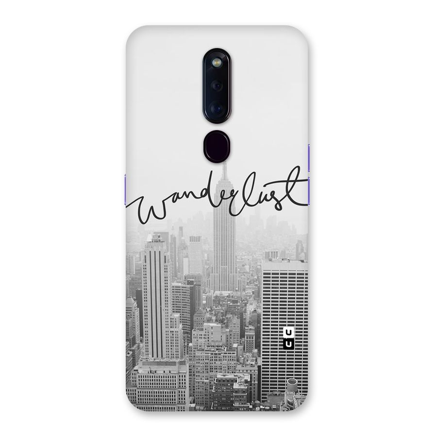 City Wanderlust Monochrome Back Case for Oppo F11 Pro
