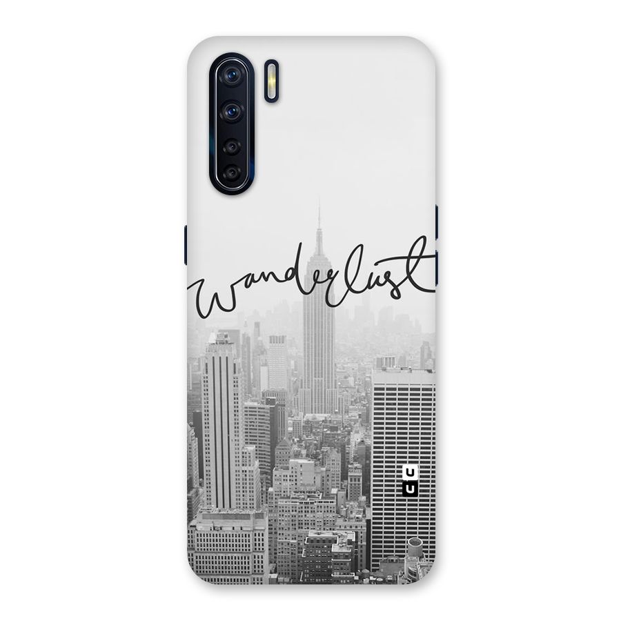City Wanderlust Monochrome Back Case for Oppo F15