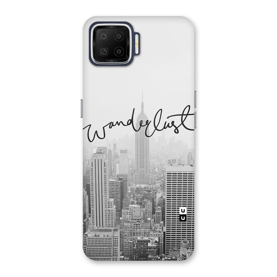 City Wanderlust Monochrome Back Case for Oppo F17