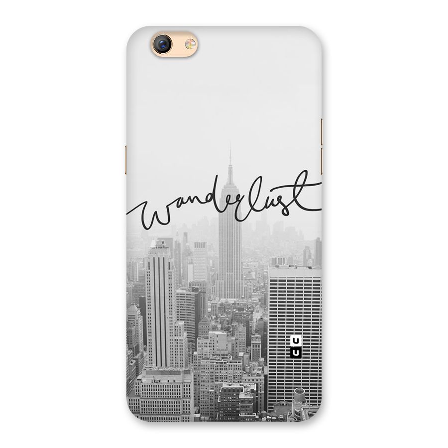City Wanderlust Monochrome Back Case for Oppo F3 Plus