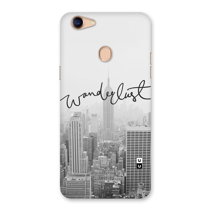 City Wanderlust Monochrome Back Case for Oppo F5