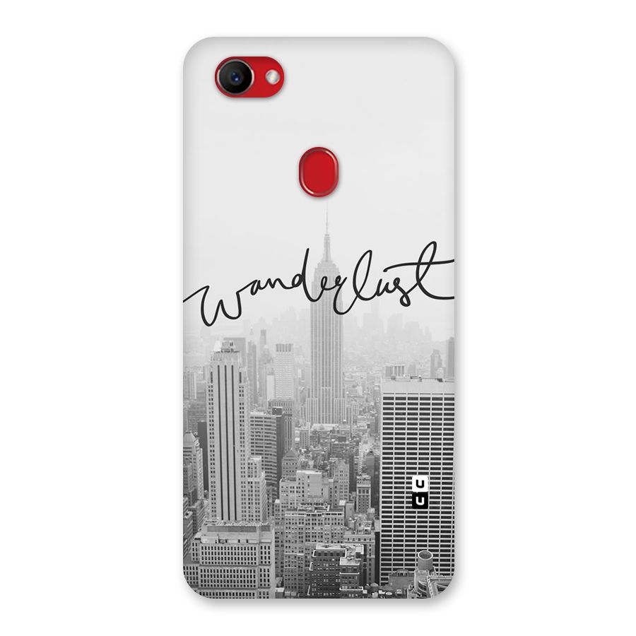City Wanderlust Monochrome Back Case for Oppo F7