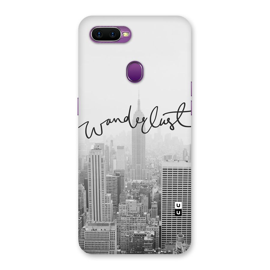 City Wanderlust Monochrome Back Case for Oppo F9