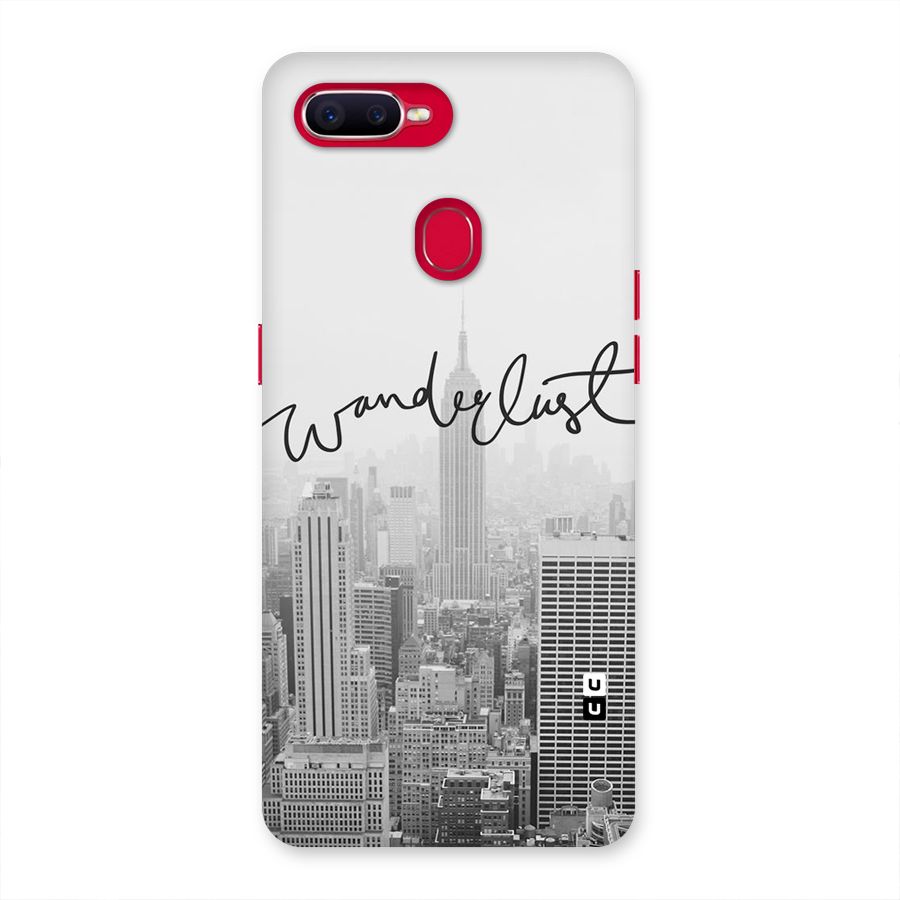 City Wanderlust Monochrome Back Case for Oppo F9 Pro