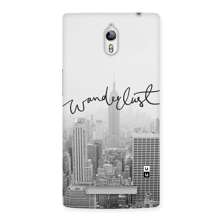 City Wanderlust Monochrome Back Case for Oppo Find 7