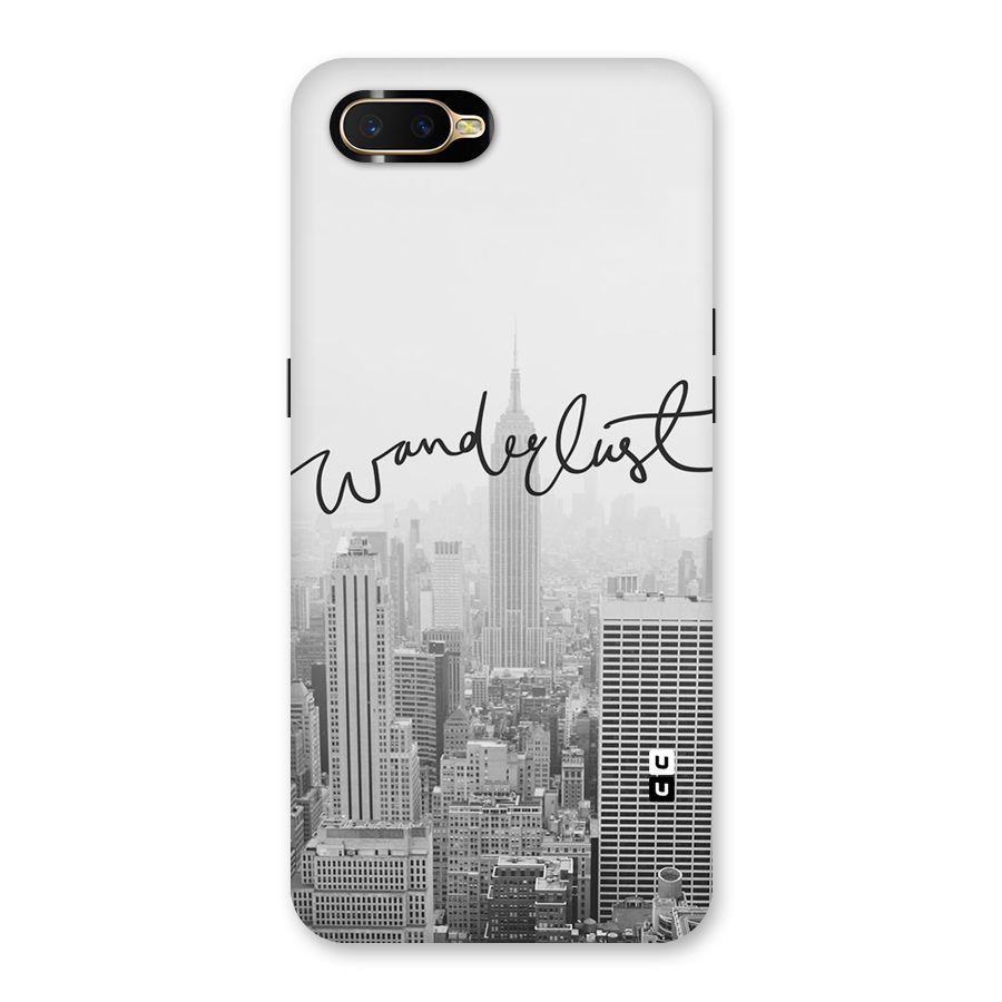 City Wanderlust Monochrome Back Case for Oppo K1