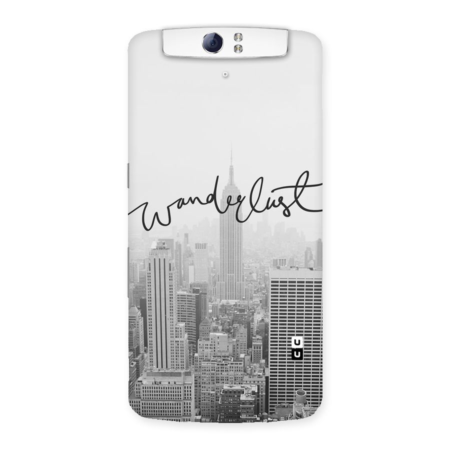 City Wanderlust Monochrome Back Case for Oppo N1