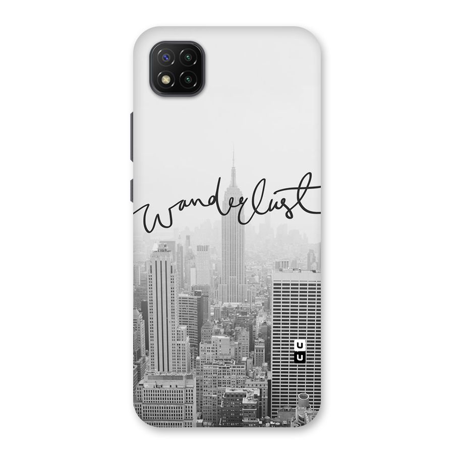 City Wanderlust Monochrome Back Case for Poco C3