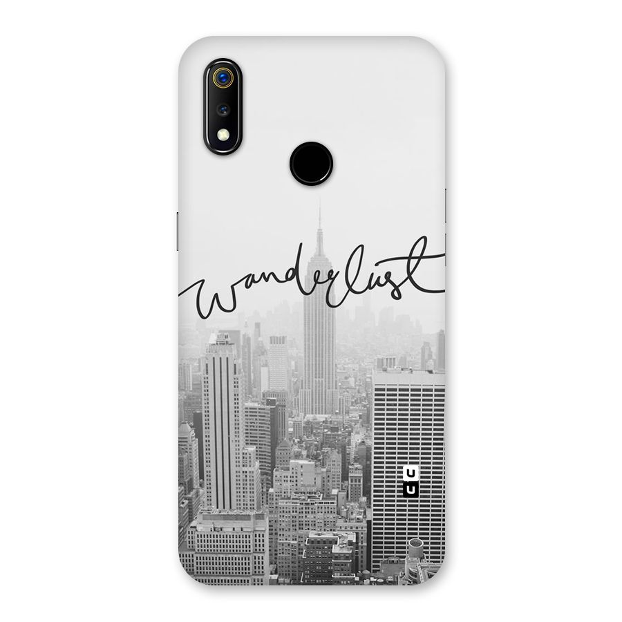 City Wanderlust Monochrome Back Case for Realme 3