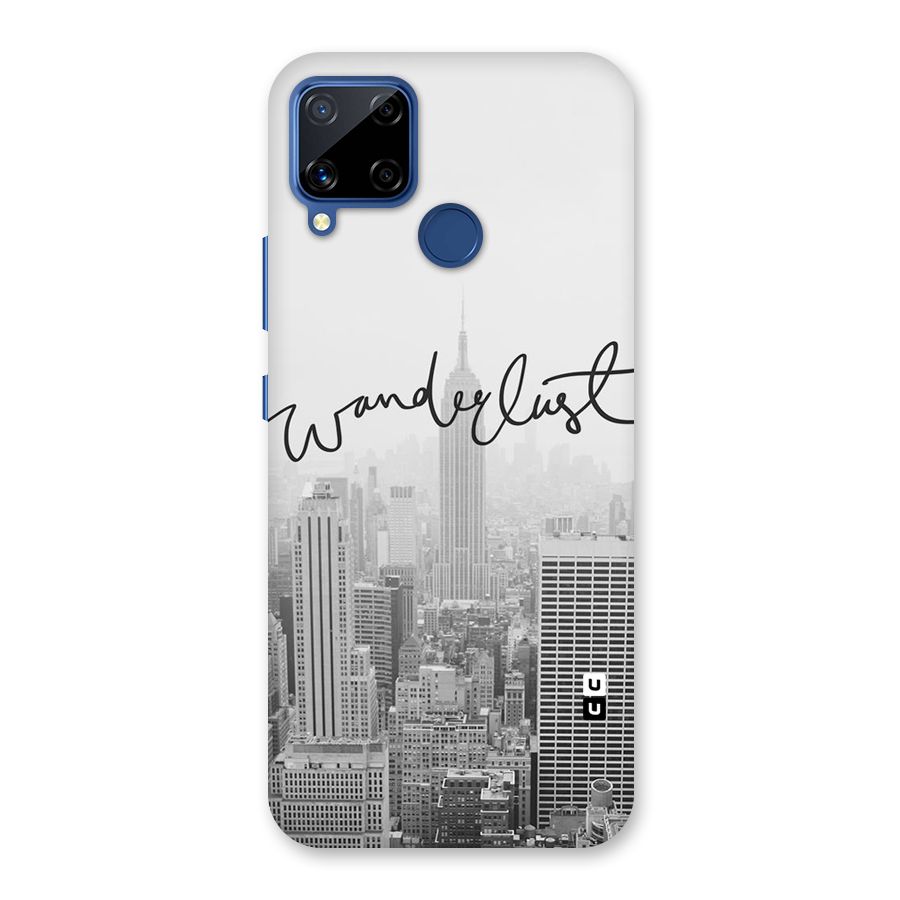 City Wanderlust Monochrome Back Case for Realme C15
