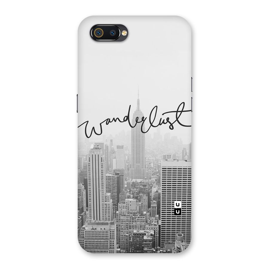 City Wanderlust Monochrome Back Case for Realme C2