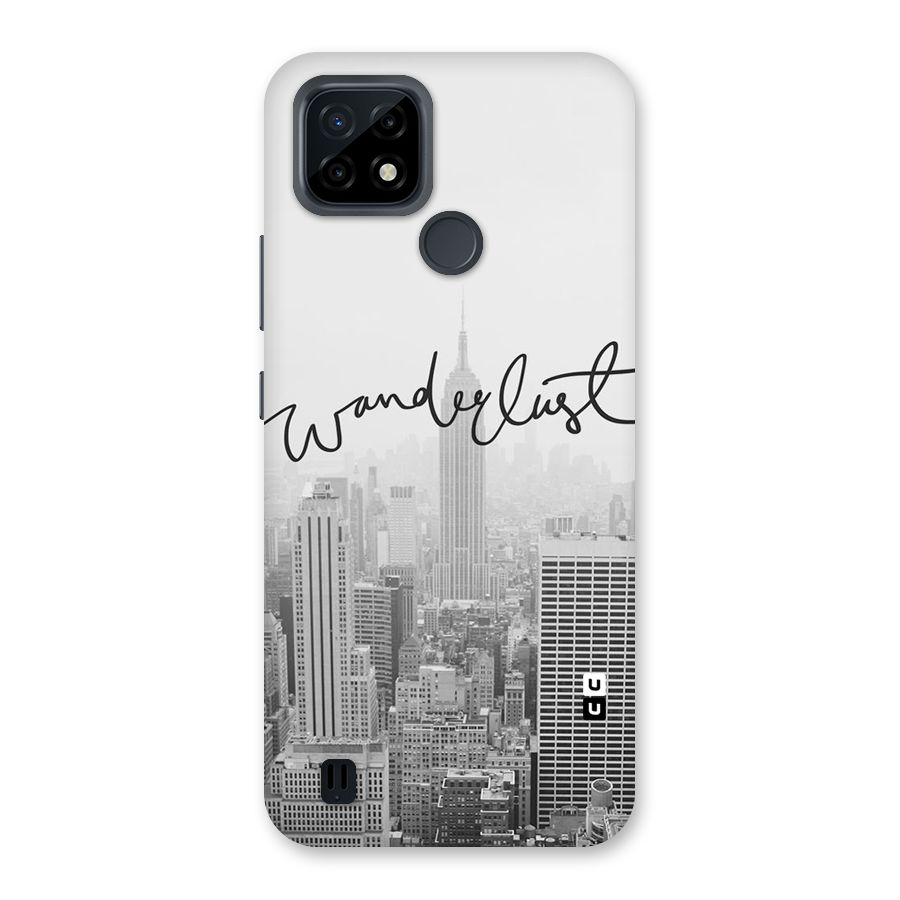 City Wanderlust Monochrome Back Case for Realme C21