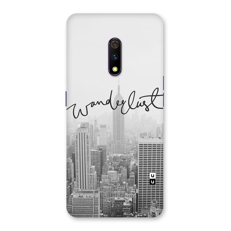 City Wanderlust Monochrome Back Case for Realme X