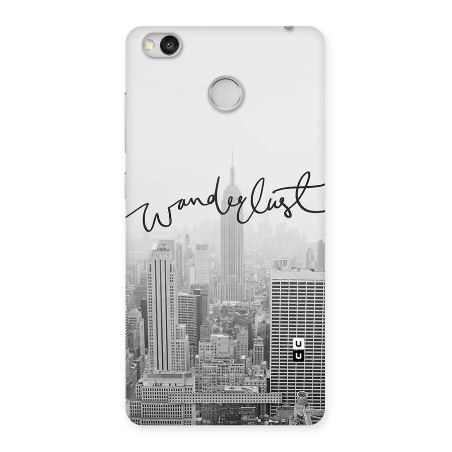 City Wanderlust Monochrome Back Case for Redmi 3S Prime