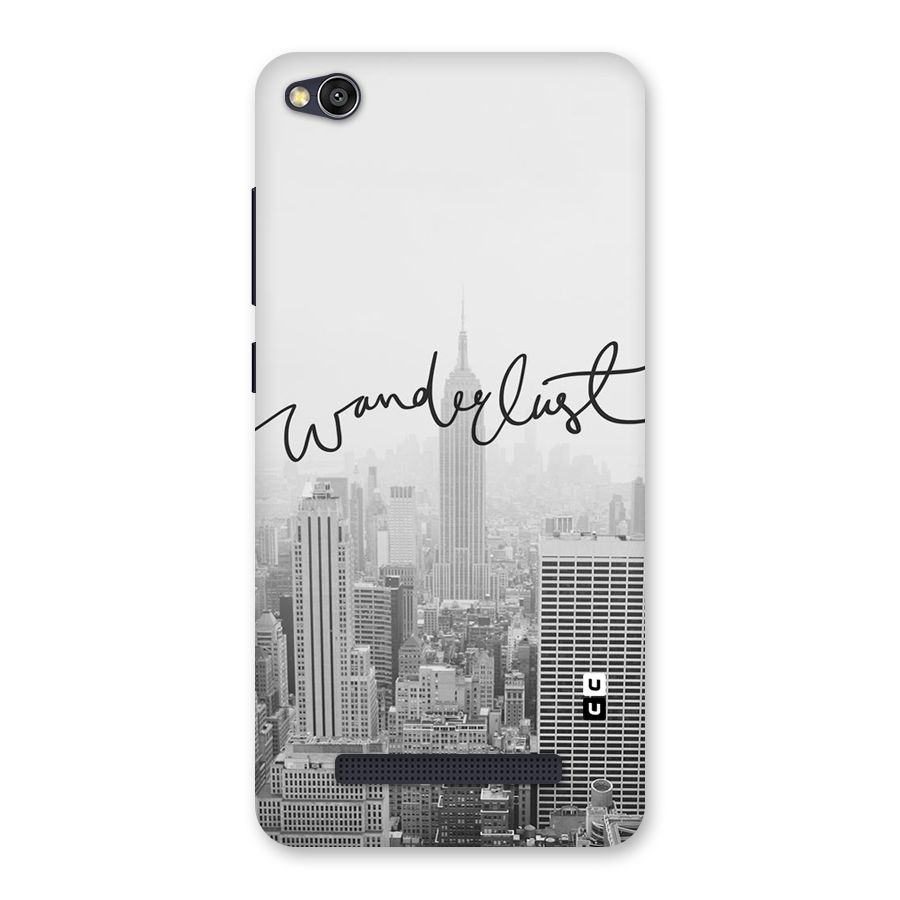 City Wanderlust Monochrome Back Case for Redmi 4A