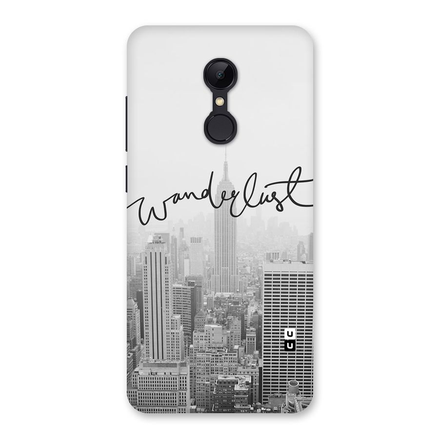 City Wanderlust Monochrome Back Case for Redmi 5