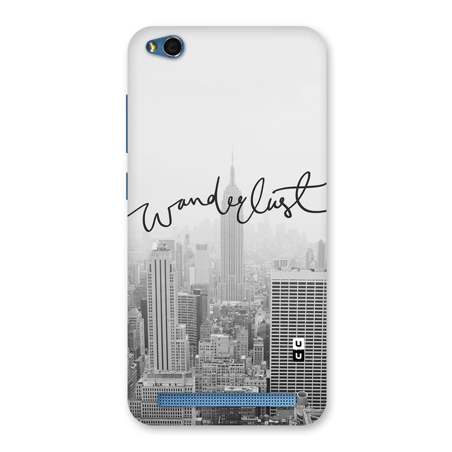 City Wanderlust Monochrome Back Case for Redmi 5A