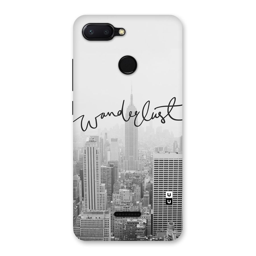 City Wanderlust Monochrome Back Case for Redmi 6