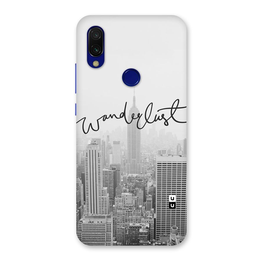 City Wanderlust Monochrome Back Case for Redmi 7