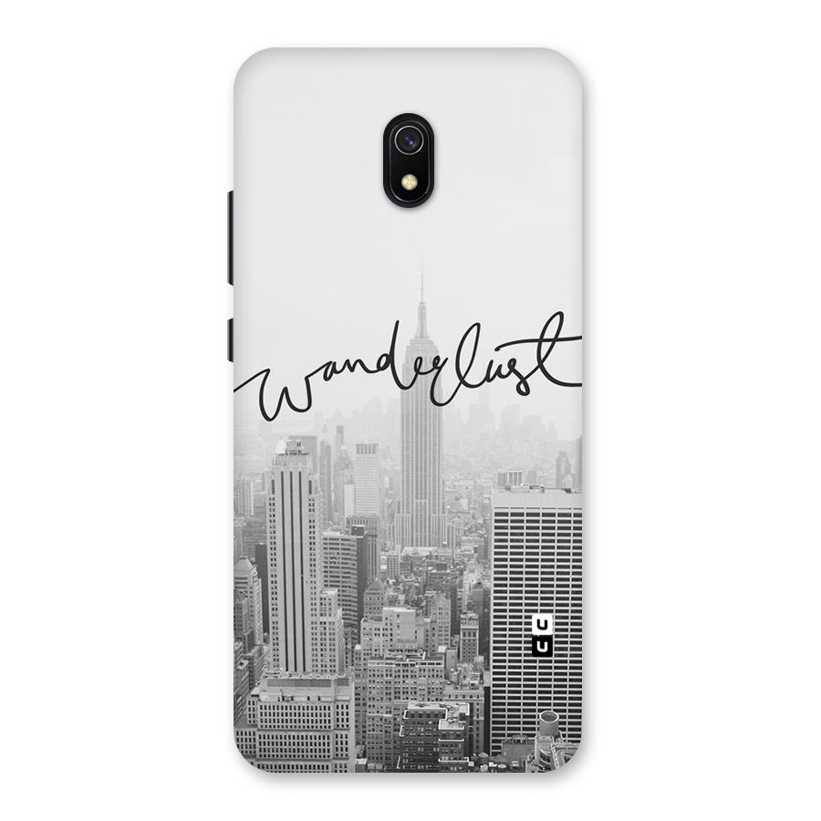 City Wanderlust Monochrome Back Case for Redmi 8A