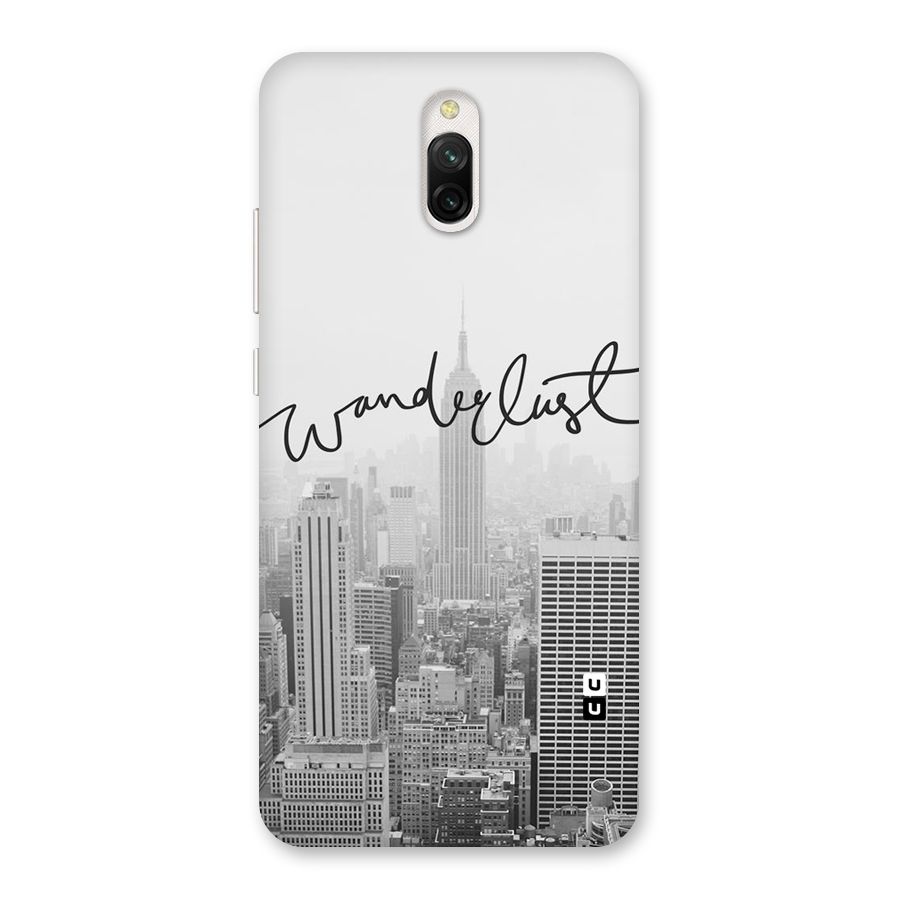 City Wanderlust Monochrome Back Case for Redmi 8A Dual
