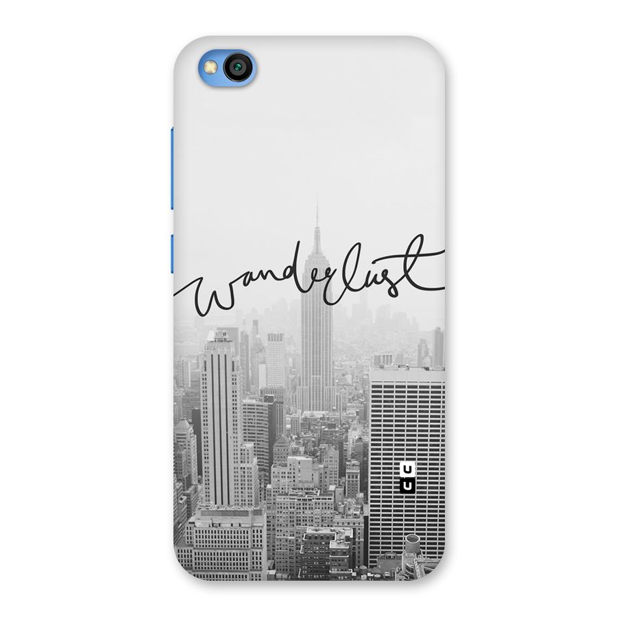 City Wanderlust Monochrome Back Case for Redmi Go