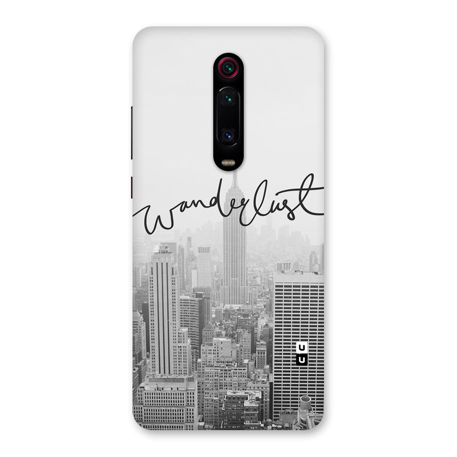 City Wanderlust Monochrome Back Case for Redmi K20