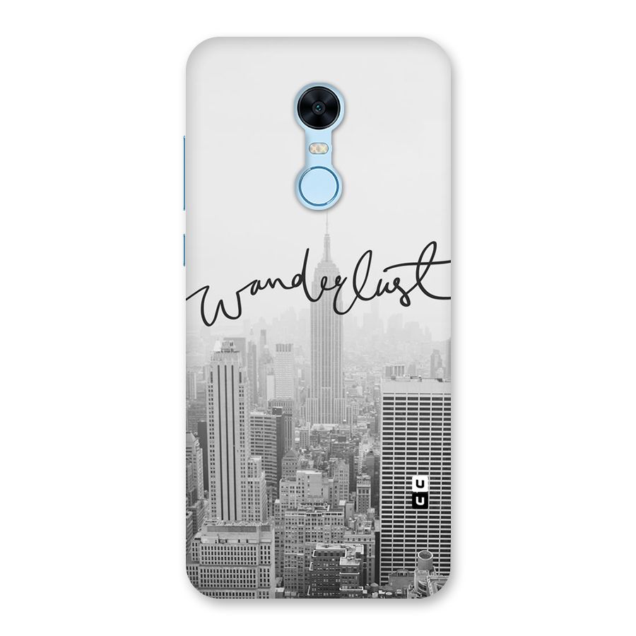 City Wanderlust Monochrome Back Case for Redmi Note 5