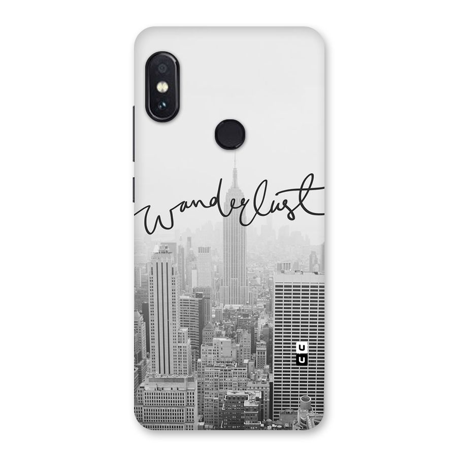 City Wanderlust Monochrome Back Case for Redmi Note 5 Pro