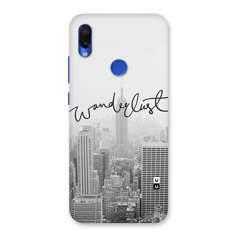 City Wanderlust Monochrome Back Case for Redmi Note 7S