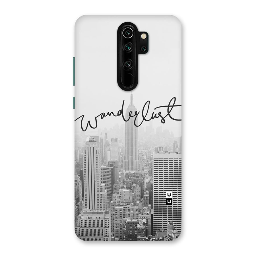 City Wanderlust Monochrome Back Case for Redmi Note 8 Pro