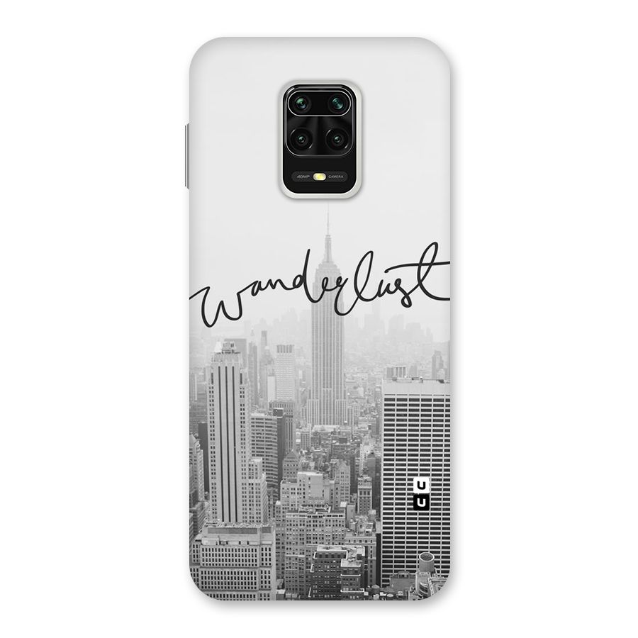 City Wanderlust Monochrome Back Case for Redmi Note 9 Pro Max