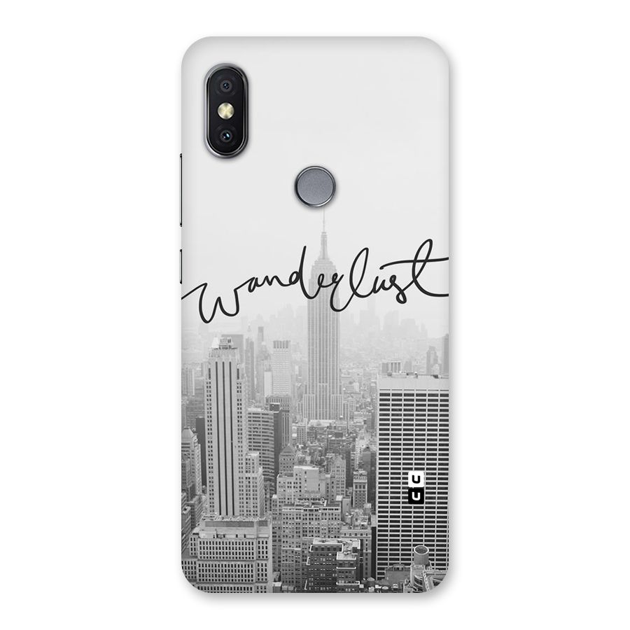 City Wanderlust Monochrome Back Case for Redmi Y2