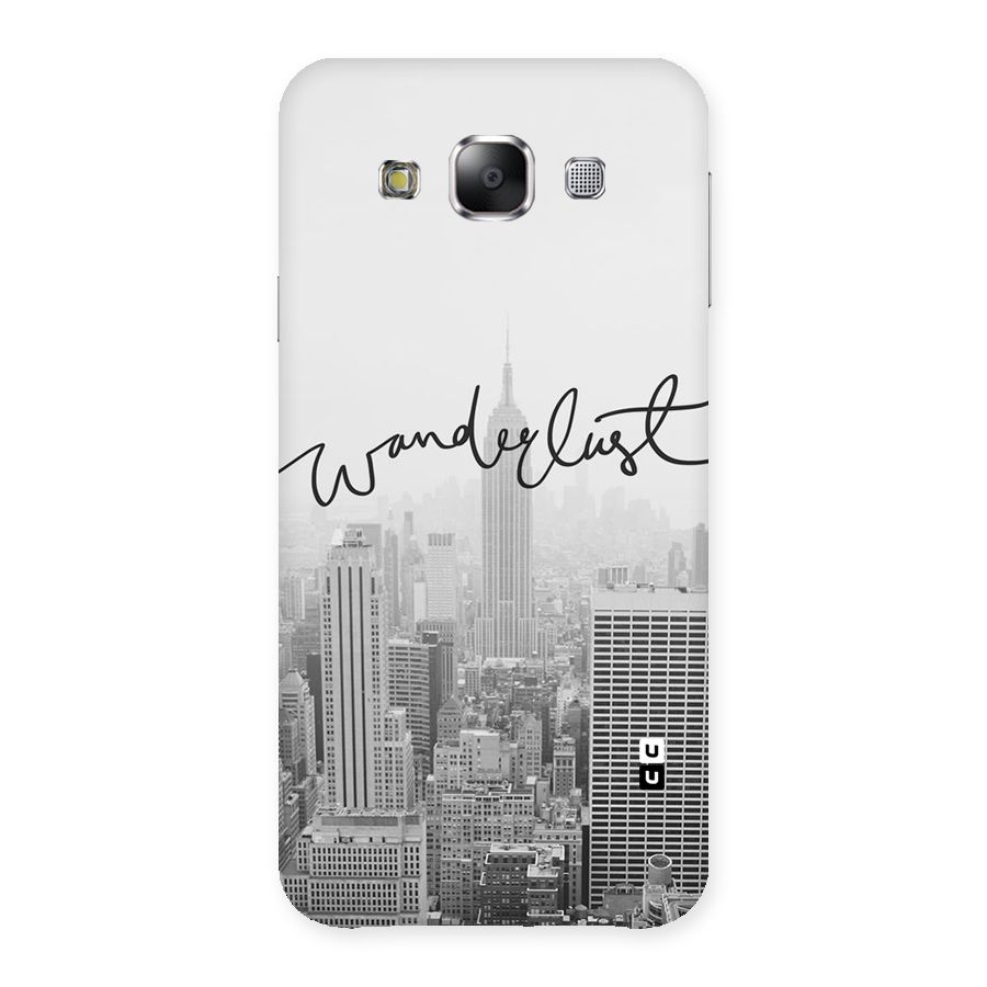 City Wanderlust Monochrome Back Case for Samsung Galaxy E5
