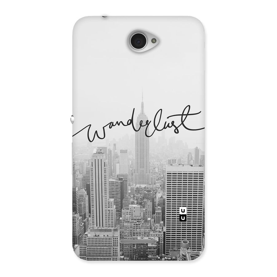 City Wanderlust Monochrome Back Case for Sony Xperia E4