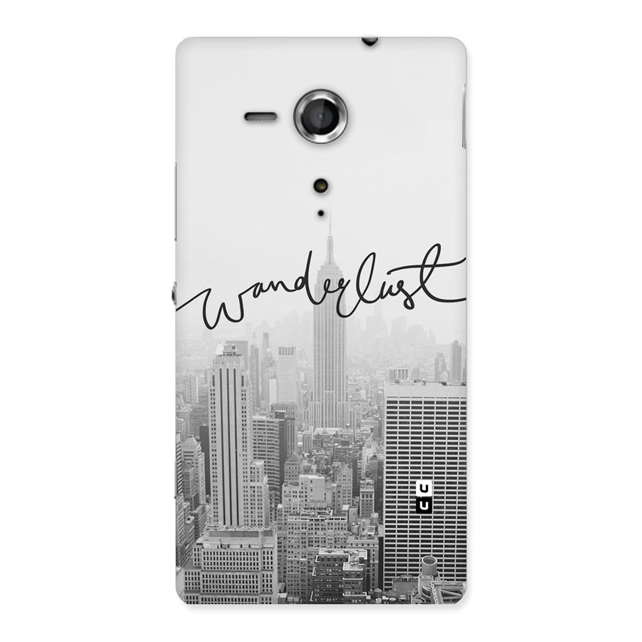 City Wanderlust Monochrome Back Case for Sony Xperia SP