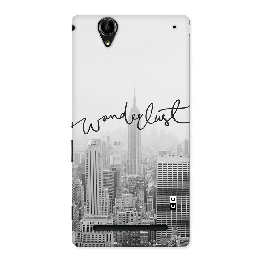 City Wanderlust Monochrome Back Case for Sony Xperia T2