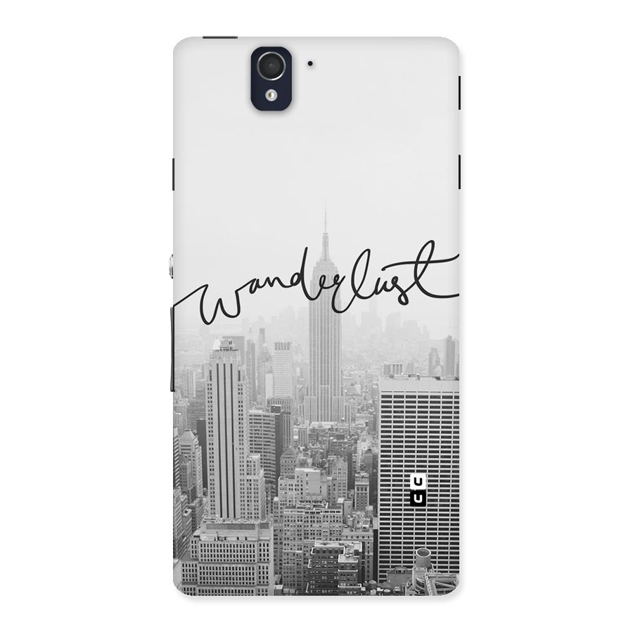 City Wanderlust Monochrome Back Case for Sony Xperia Z