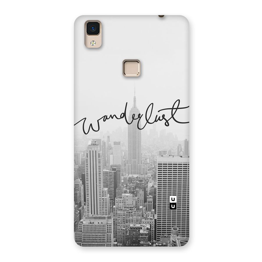 City Wanderlust Monochrome Back Case for V3 Max