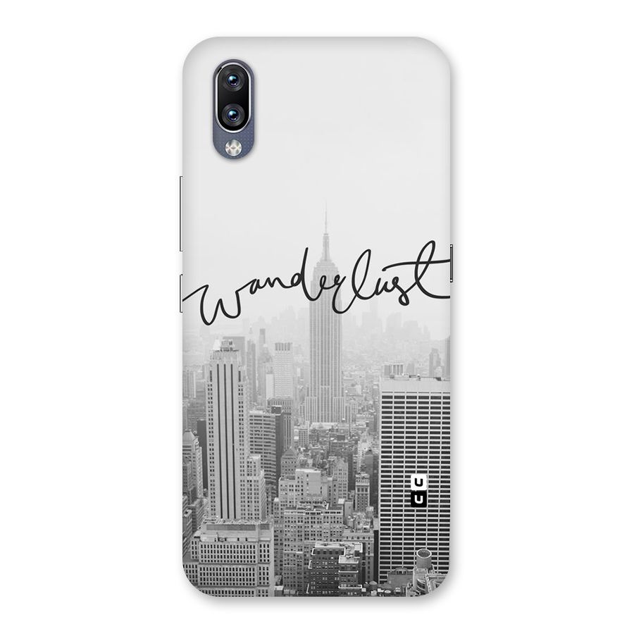 City Wanderlust Monochrome Back Case for Vivo NEX