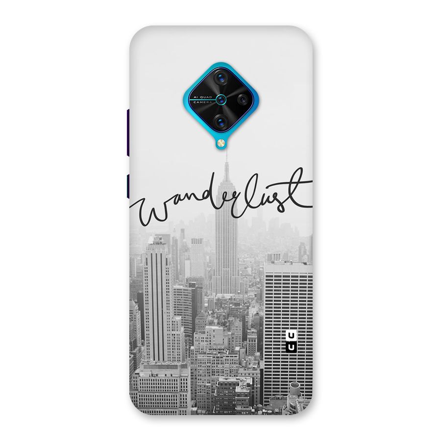 City Wanderlust Monochrome Back Case for Vivo S1 Pro
