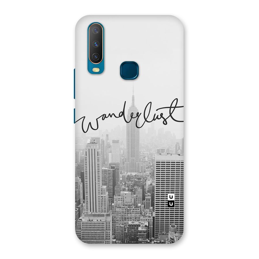 City Wanderlust Monochrome Back Case for Vivo U10